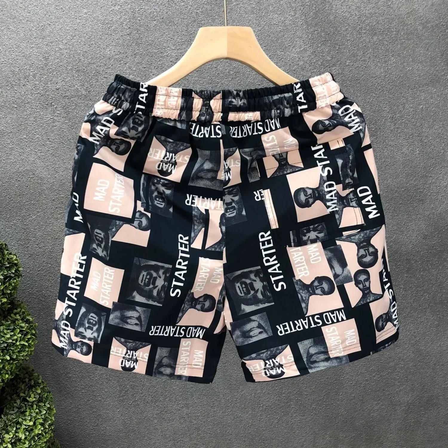 New American Ruffian Handsome Personalized Printing Fun Casual Loose Comfortable High Quality Men\'s Shorts Beach Pants 3D