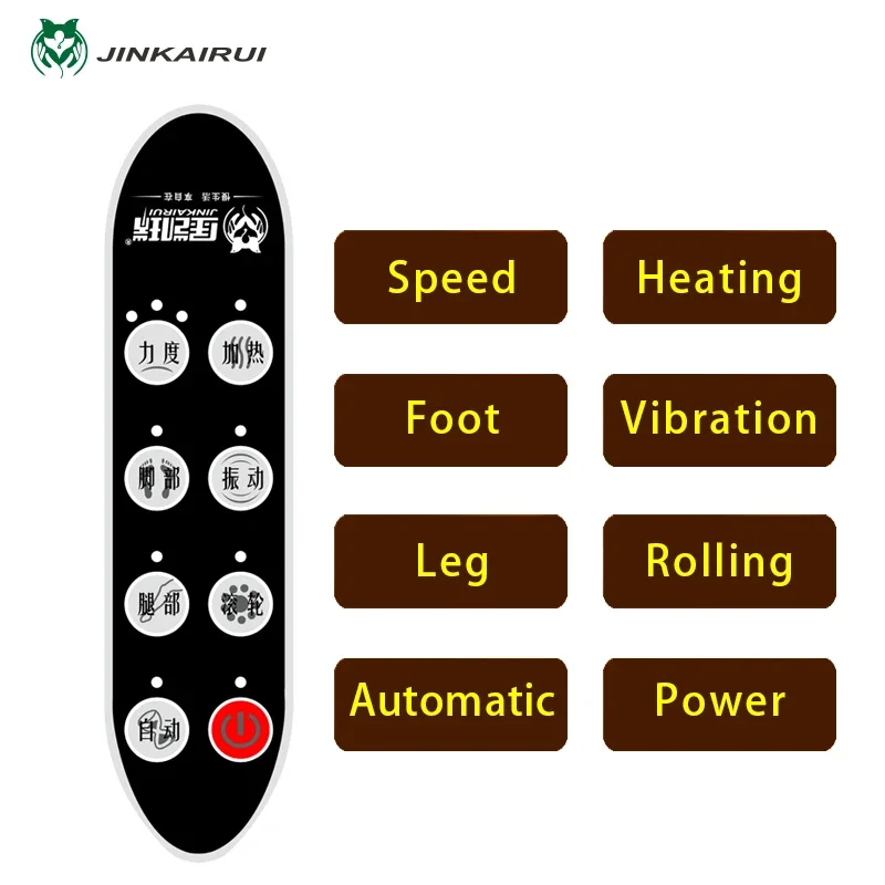 JinKaiRui-masajeador de pies eléctrico para el hogar, máquina de calor para Airbags, reflexología, masaje para el cuidado de la salud