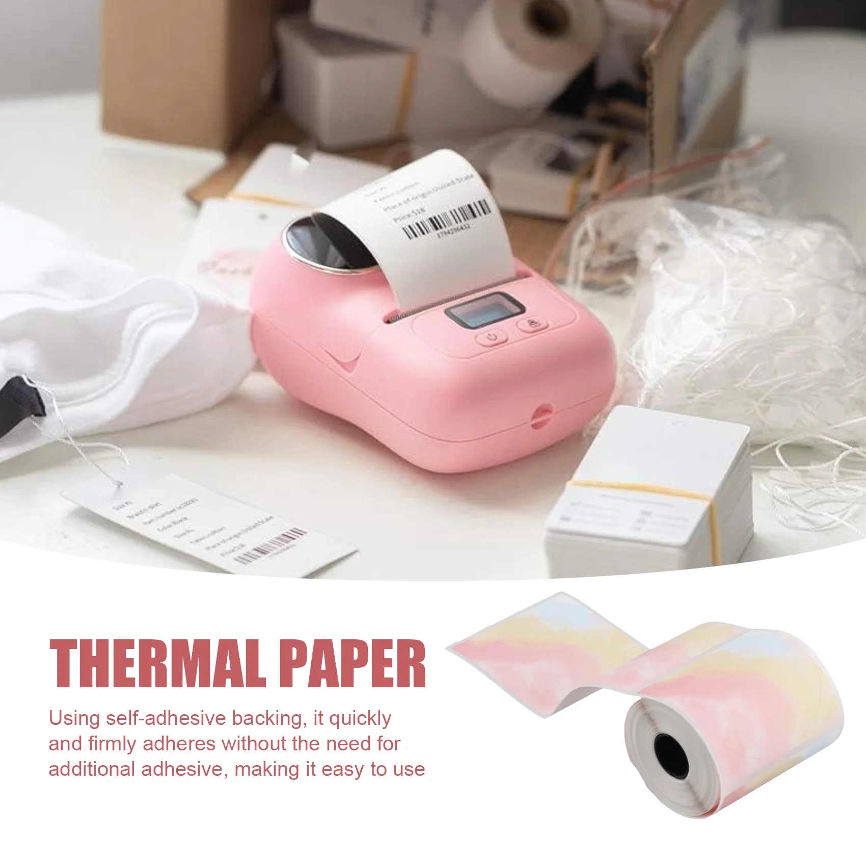 

[A26M] Label for Phomemo M110 Mini Printer Portable Thermal Label Stickers Self-Adhesive Waterproof Label Maker Sticker A