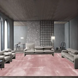 Modern Light Luxury Atmosphere Living Room Carpet Easy Cleaning Big Size Leisure Bedroom Rugs Non-slip Decoration Home Foot Mats
