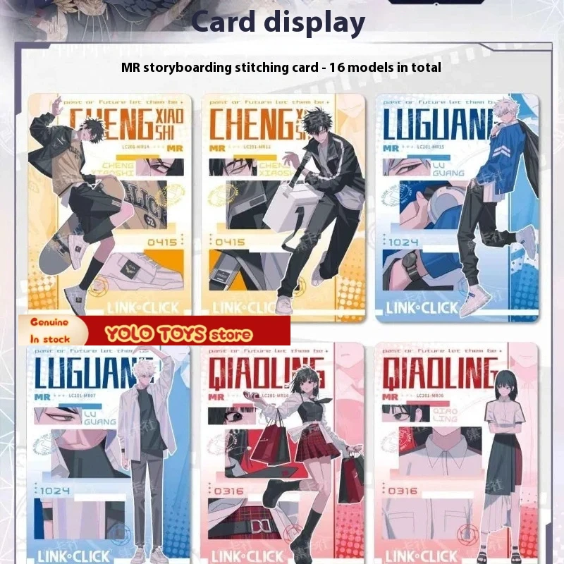 

Original Link Click Deluxe Edition 1st Ver Cards Qiao Ling Cheng Xiaoshi Lu Guang Collection Anime Peripheral Birthday Gift