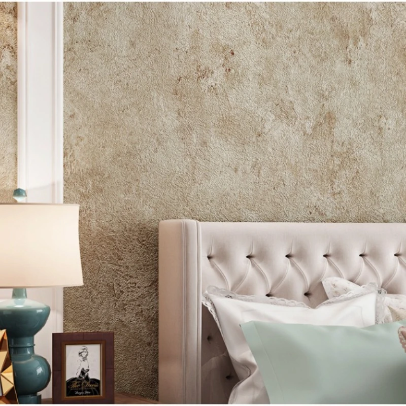 Diatom Mud Pure Pigment Wallpaper French Retro Nostalgic Industrial Style Old Cement Pattern Grey Nordic Wallpapers Home Decor