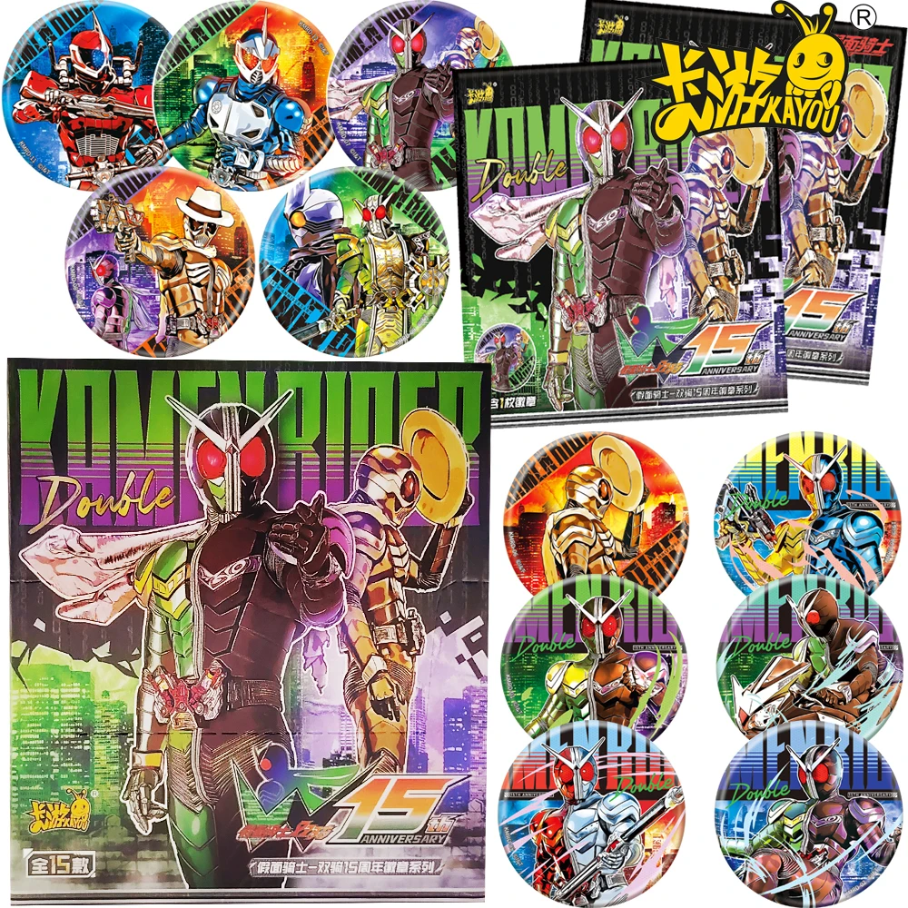 

New Kayou Original Kamen Rider 15th Anniversary Brooch Accessories Cosplay Clothes Bags Rare Limited Decoration Collection Gifts