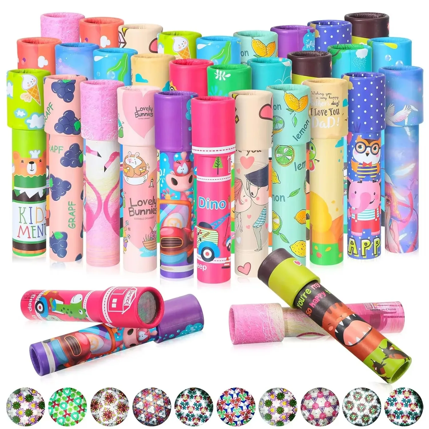 Kalejdoskop obrotowy, zabawka, kalejdoskopy, rotacja, regulacja, fantazyjny kolorowy świat, interaktywny, logiczny kalejdoskop dla dzieci