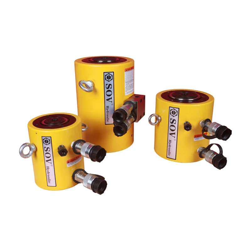 700bar  100Ton Industrial Double-Acting Hydraulic Cylinder High Tonnage Jacks for Installation & Maintenance Equipment