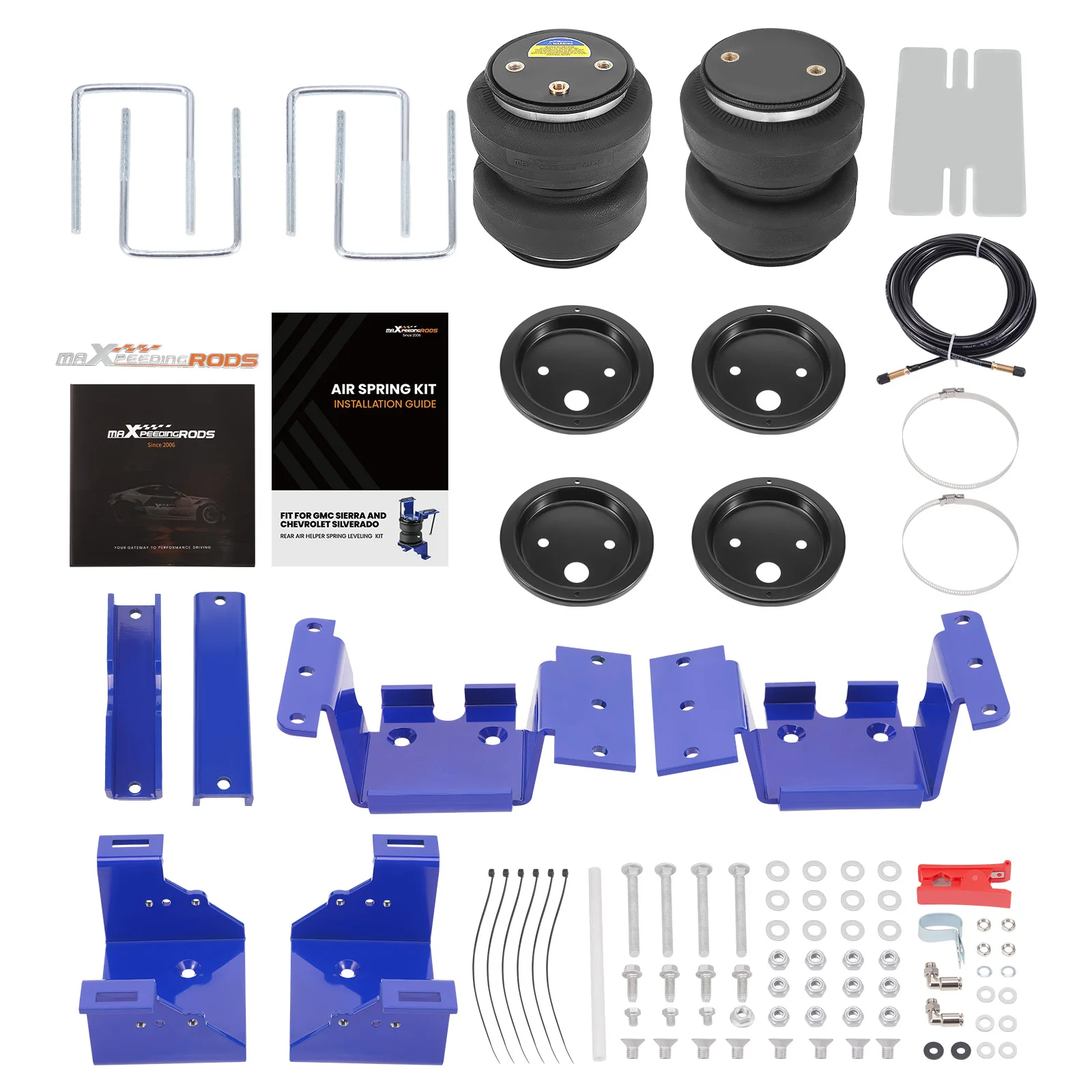 Factory Rear Air Spring Bag Leveling Kit for GMC Sierra 2500/3500 HD for Chevrolet Sorod 2500/3500 HD SRW/DRW