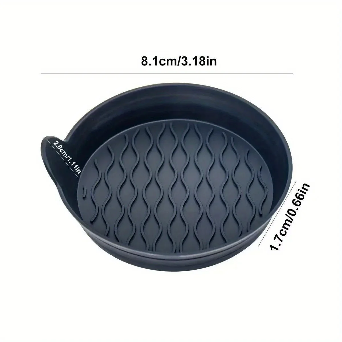 2Pcs Silicone Car Cup Mat Cup Holder Car Car Water Cup Mat Circular Anti slip Creative Car Cup Mat