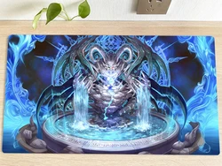 YuGiOh Table Playmat Runick Fountain TCG CCG Mat Trading Card Game Mat Mouse Pad Gaming Play Mat 60x35cm Free Bag