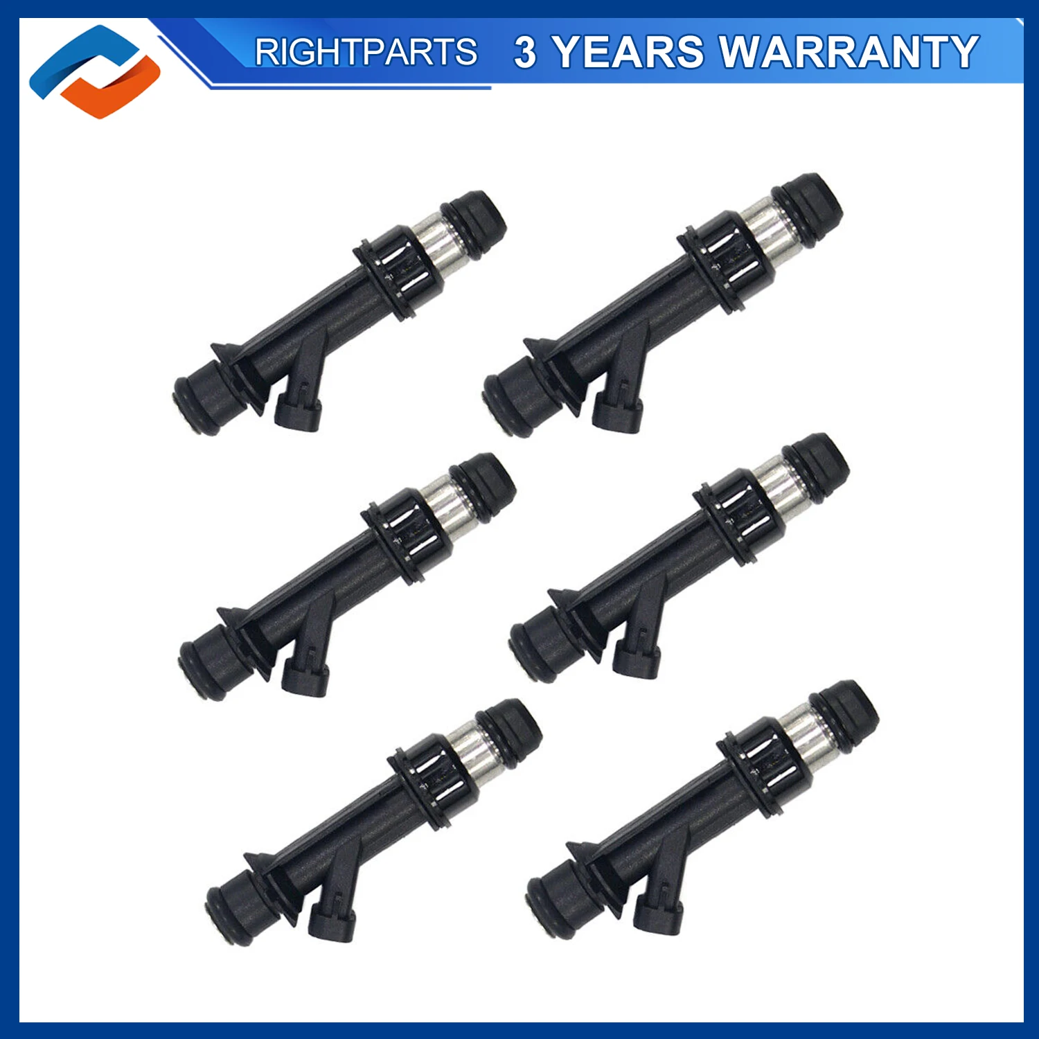 6PCS 25323971 Fuel Injectors For Chevy Malibu Buick Century 3.1L 2001 2002 2003 25323972 832-11170 FJ314 17113580 17113602