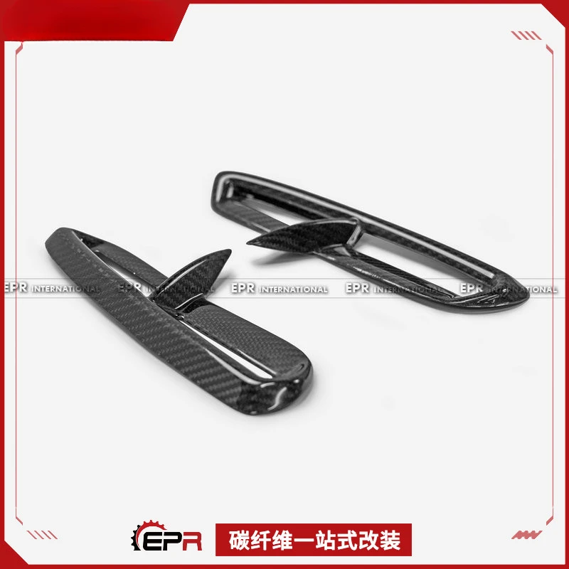 

Для Honda Civic Type R FL5 сухой углеродное волокно в стиле EPA, наклейка на заднее бампер вентиляционного отверстия (персонализированная)