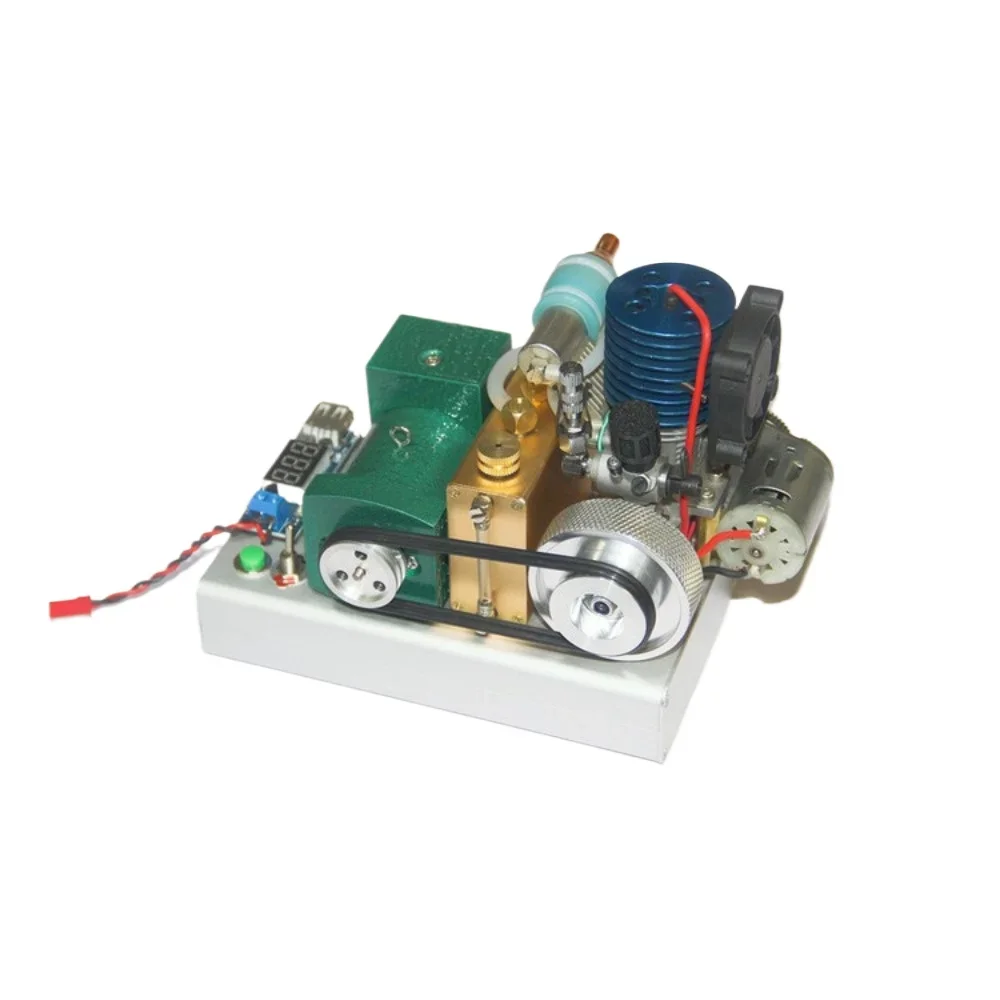 NF Methanol Engine Model 12 Stage Miniature Modified Generator Electric Start Digital Display Methanol Engine Model