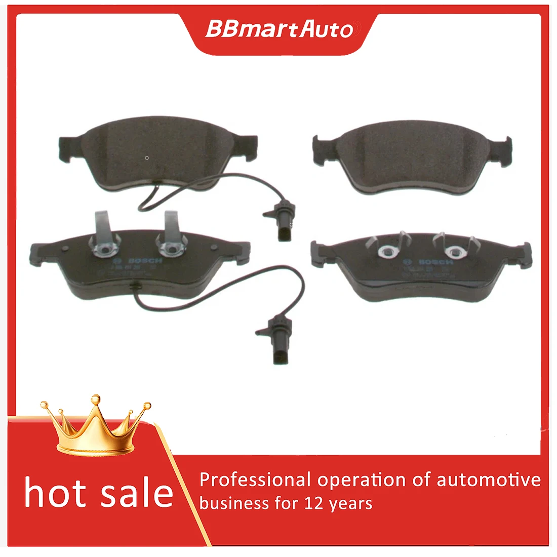 

4E0698151J Brake Pads For AUDI A8/D3/D2 A6/C6 VW PHAETON BBmartAuto Car accesorios para auto
