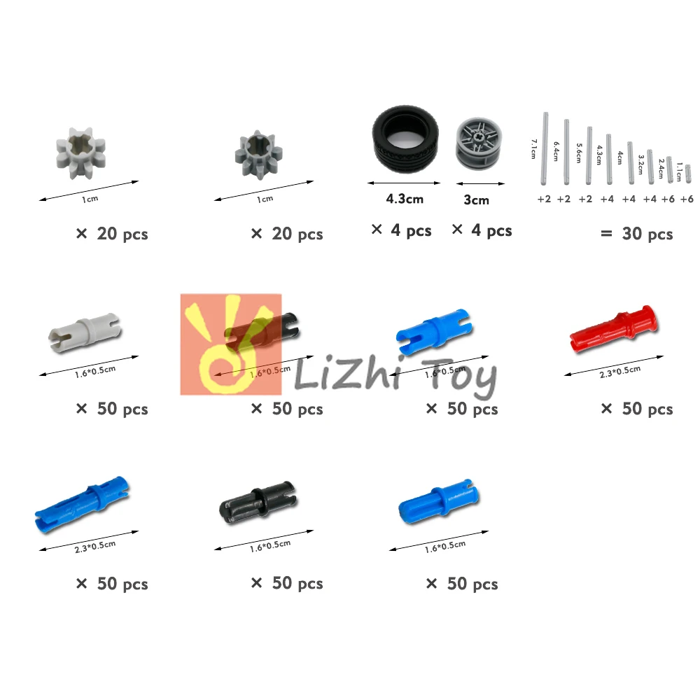 MOC Técnico Compatível com Blocos de Construção, Tijolos Pin, Liftarm, Feixe Studless, Conector Do Eixo, Painel De Engrenagem, Carro Mecha Brinquedos