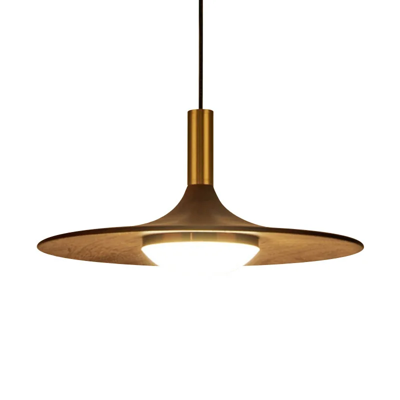 

Black walnut creative dining table chandelier designer wabi wind retro homestay Japanese restaurant bar chandelier