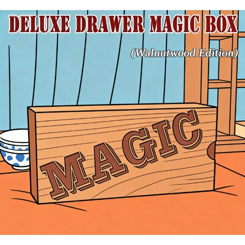 

Деревянная коробка-сюрприз «Орех Делюкс» – классический реквизит для сценических иллюзий, комедийный фокус, профессиональный реквизит для магических шоу