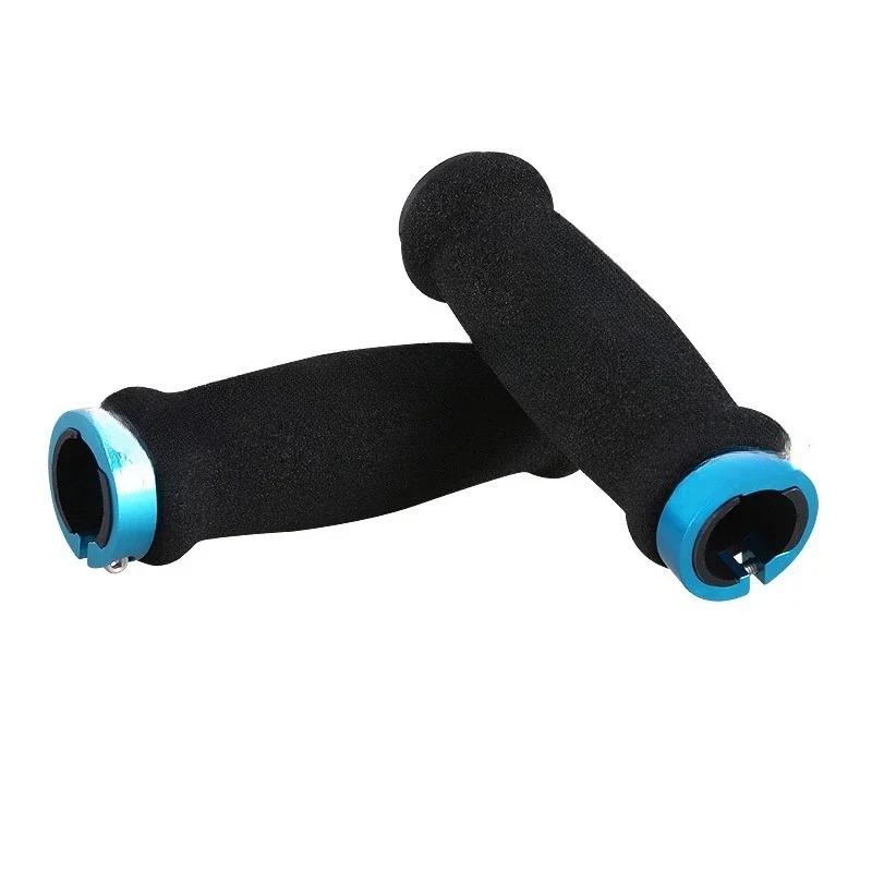 Bicycle grips, mountain high-precision sponge unilateral locking shock absorber grips