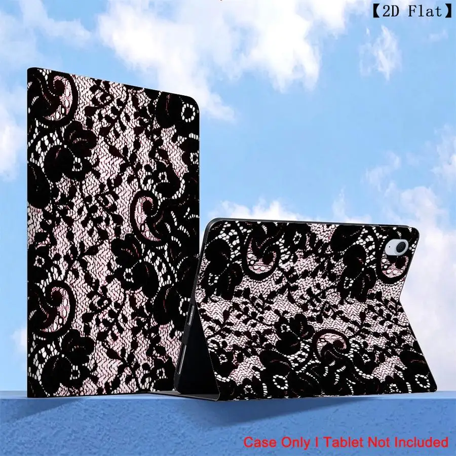 Lace Bow with Pencil Slot Case for Samsung Galaxy Tab S9+ S10 Lite A7 Lite A11 S9 FE A9Plus S7 S8+ S10 Plus S10FE S11 A8
