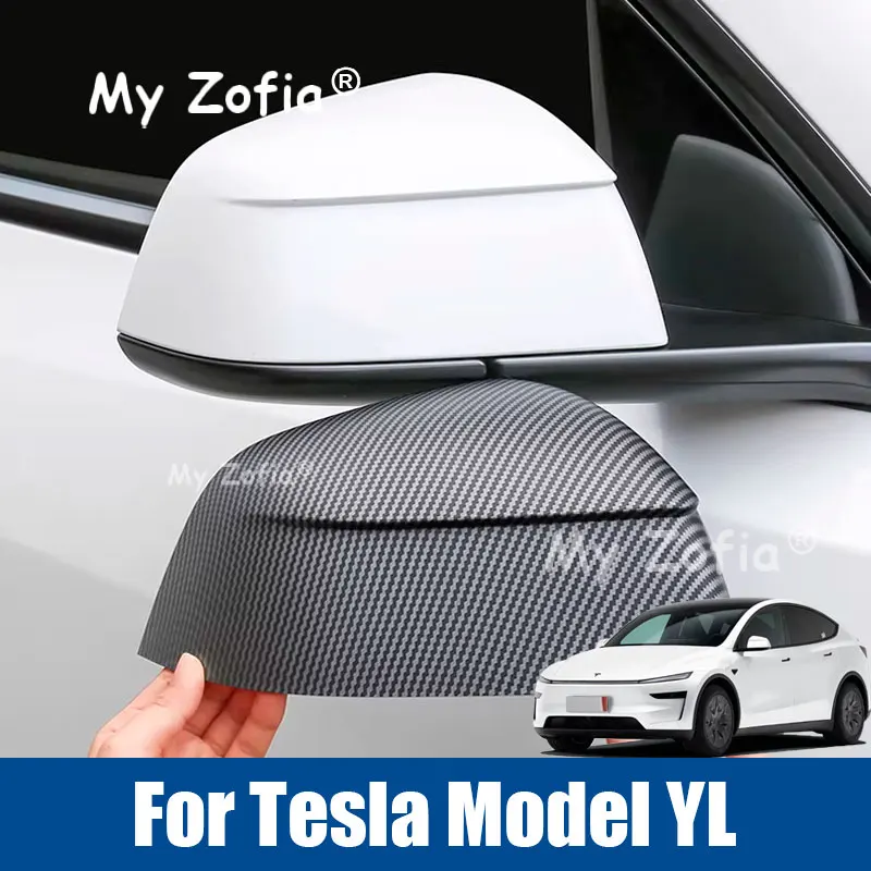 Car Rearview Mirror Cover For Tesla Model YL 2026 2027  Scratch-Resistant Smooth Rounded Edges Protective Shield Accessories