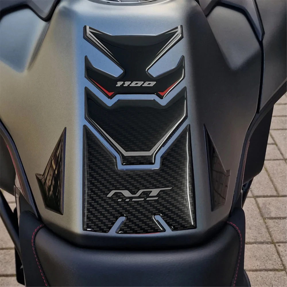 Akcesoria motocyklowe NT 1100 NT1100 2025, żywiczne naklejki 3D, antypoślizgowe nakładki na zbiornik oleju, ochraniacze na kolana, zestaw ochronny na zbiornik.