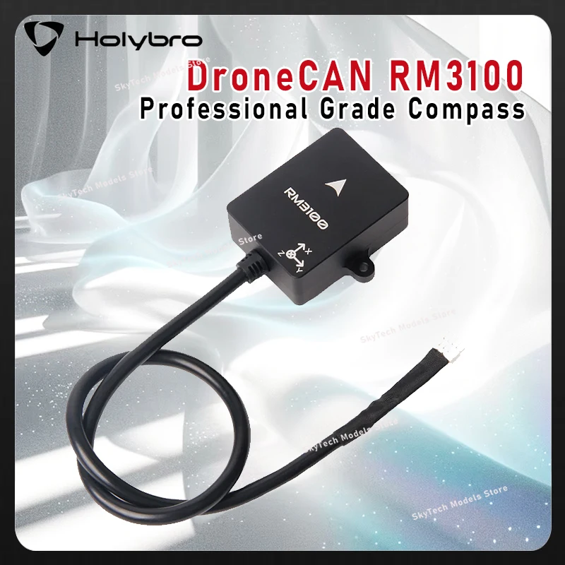 

Holybro DroneCAN RM3100 Professional Grade Compass - 3-Axis Magnetometer IP66 for RC FPV
