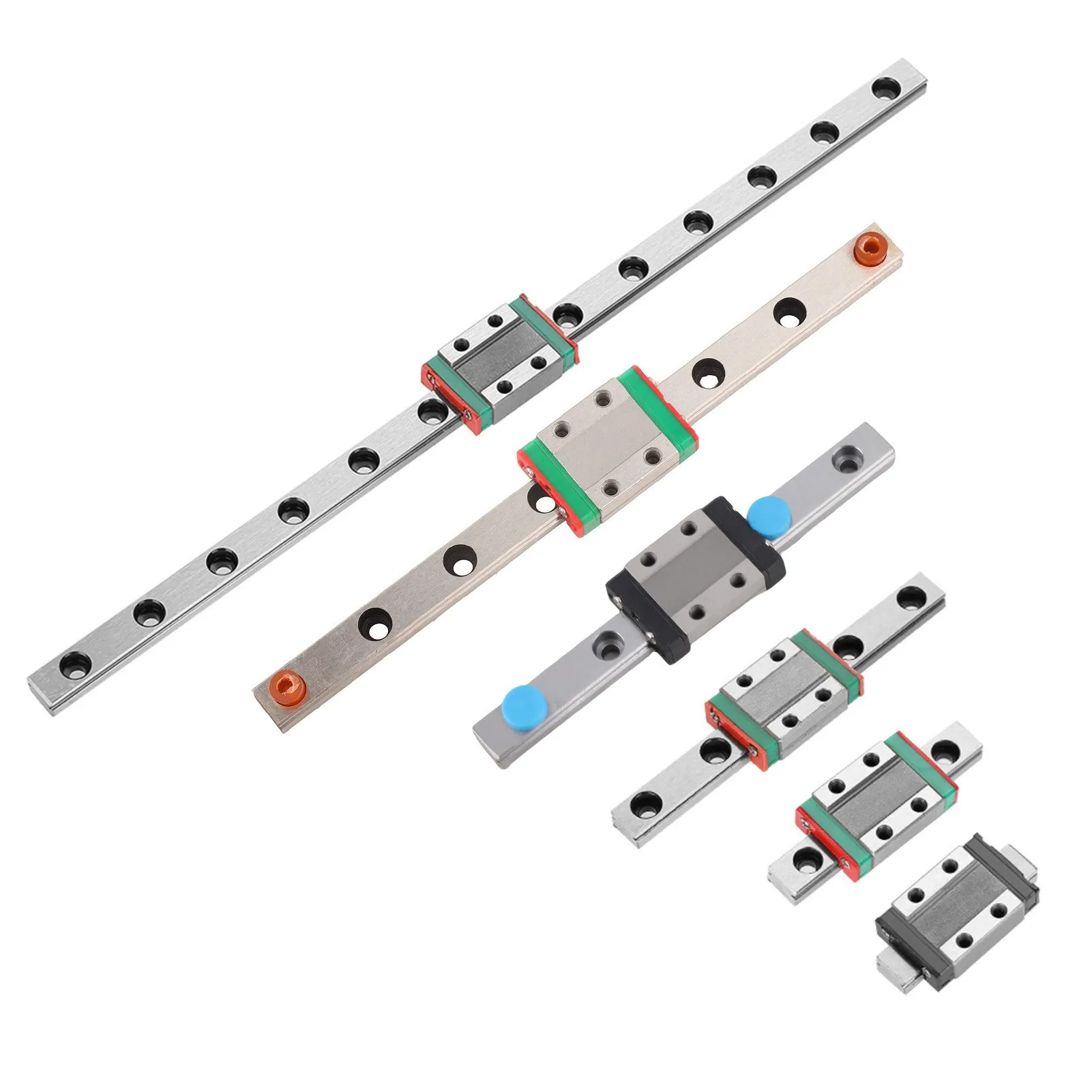 LML9B Standard Linear Guide Rail Block Miniature Linear Slide Rail 4-point contact ball retainer 9mm Width Slide Block