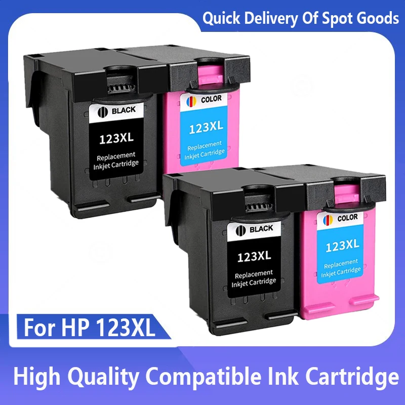 cartucho de tinta compativel 123xl compativel para hp123 hp 123 deskjet 1110 2130 2132 2133 2134 3630 3632 envy 4513 impressora 01