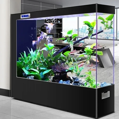 Smart Fish Tank Living Room Light Luxury Screen Floor Fish Tank Home Medium And Large Ecological Change Water