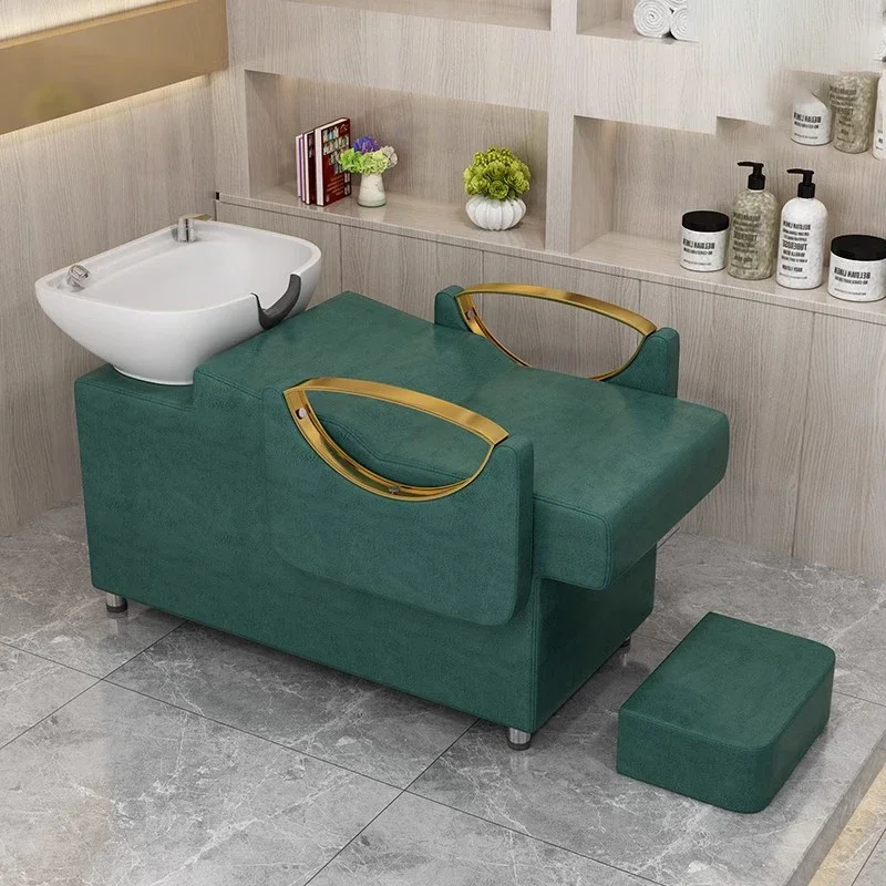 

Designed Modern Shampoo Chair Beauty Salon Designed Wash Hair Chair Luxury Professional Cadeira De Barbearia Furniture