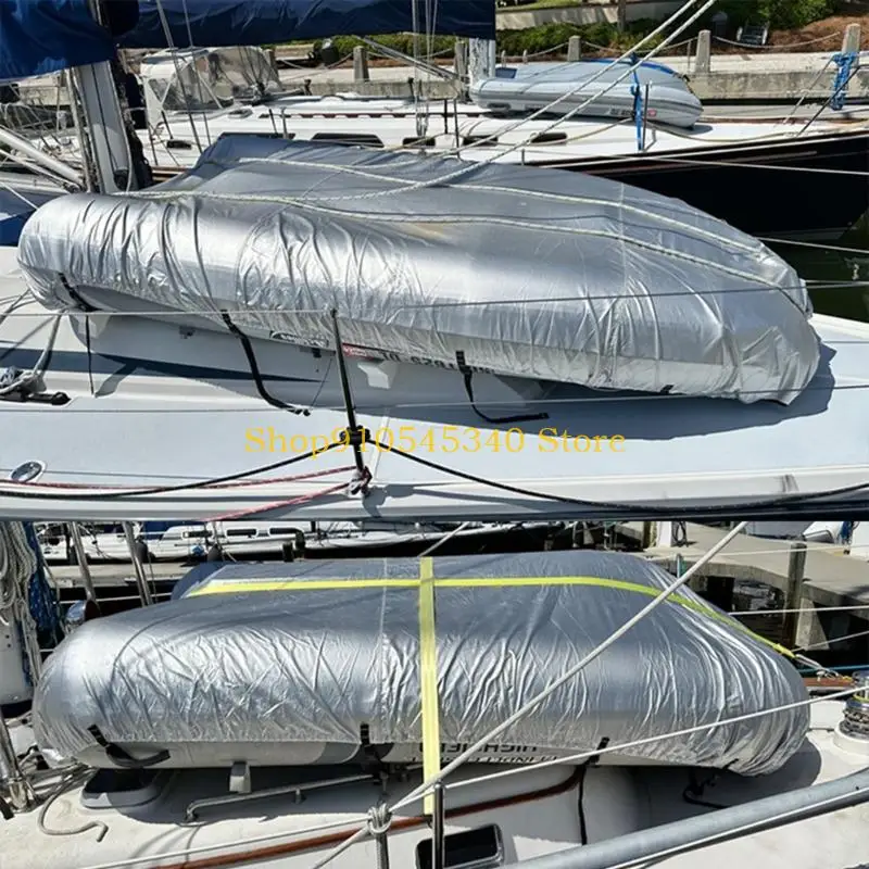 U2JA Multifunction Protective Cover Strong 210D Oxford Cloth Cover for Inflatable Vessels & Kayaks for Fishing Recreation