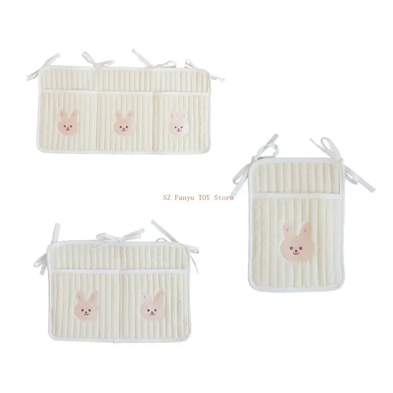 96GC منظم سرير لطيف متعدد الوظائف حقيبة تخزين معلقة منظم الحفاضات #2