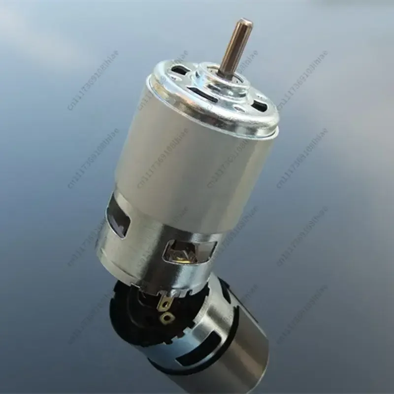 775 DC Motor, Double Ball Bearing, High Speed Large Torque, 12V 24V for Blower, Power Tool Replacement