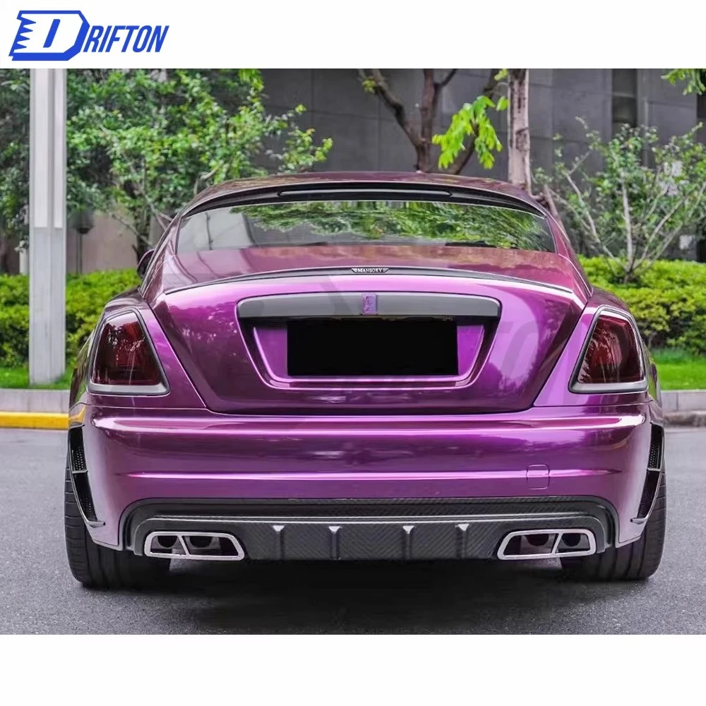RR Wraith MSY Style Carbon Fiber Rear Bumper Assembly for Rolls Royce Wraith BodyKit