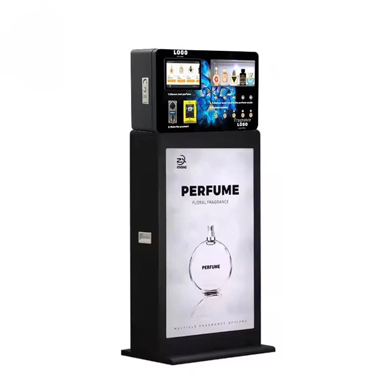 

Latest Sample Wall Mount Cologne Vending Machine New Cologne Perfume Vending Machine