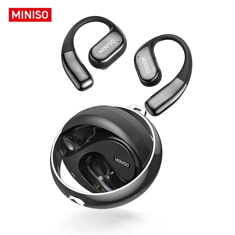 MINISO MS152 Wireless Earbuds Bluetooth 5.4 Ears, IPX5 Waterproof,HiFi Sound TWS Headset Sport Running Earbuds for Sport