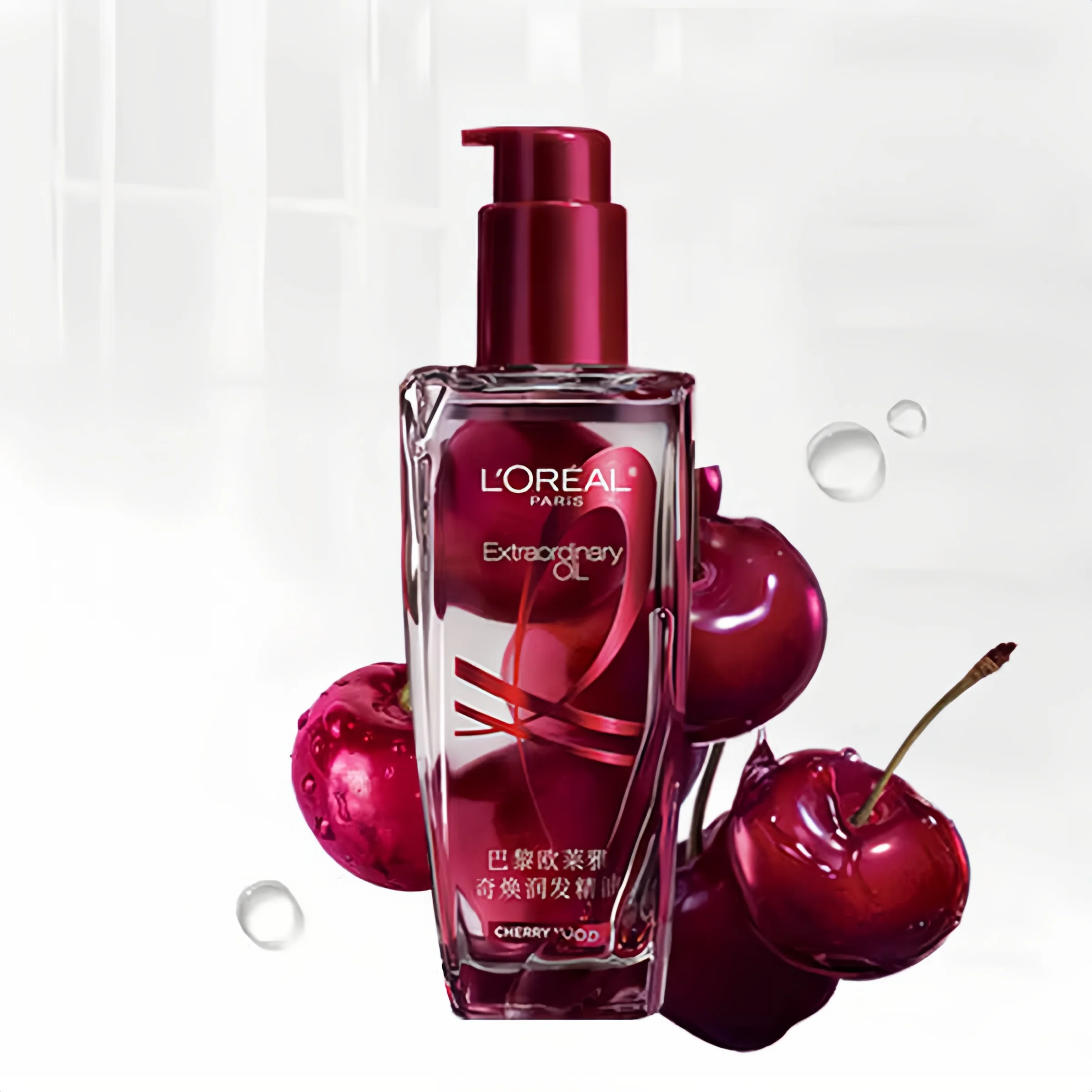 

L'Oreal Paris Cherry Shiny Hair Oil Radiant Conditioning Hair Treatment Cherry Flavor