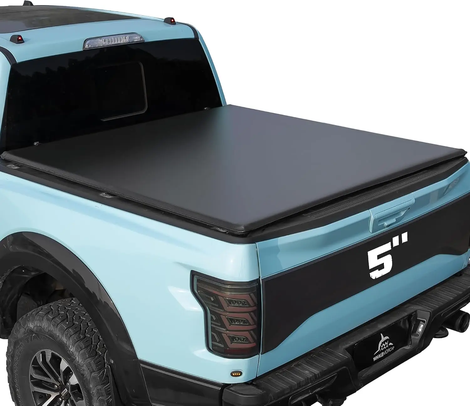 Soft Roll-Up Truck Bed Tonneau Cover Compatible with 2005-2026 Nissan Frontier 5-Foot Short Box, With or Without Track Rail