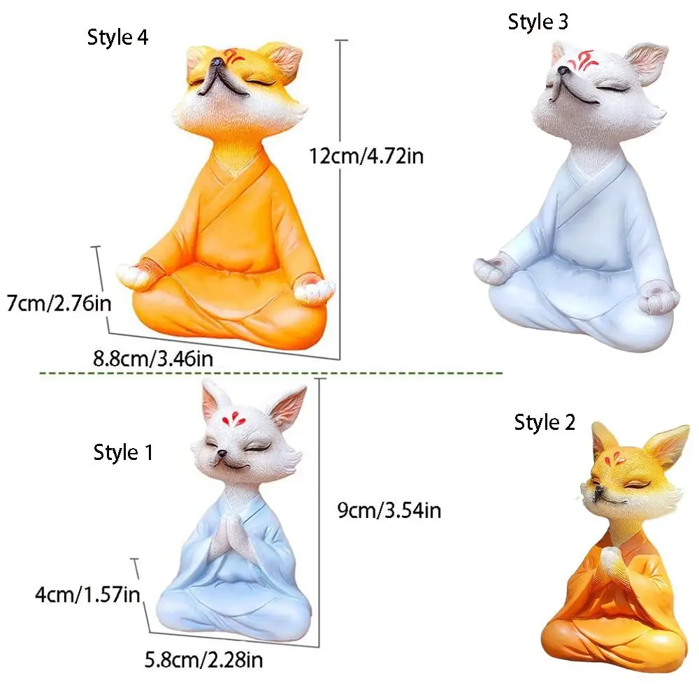 Resin Little Statue Exquisite Simulated Garden Miniatures Figurine Decorative Cute Animal Sculpture Courtyard