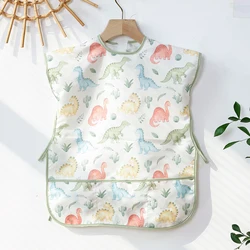 HappyFlute New Print 42*49CM Super Waterproof&Dirtyproof 3-7Years Old Children Multi-Scenario Use Short-gleeved Painting Smock