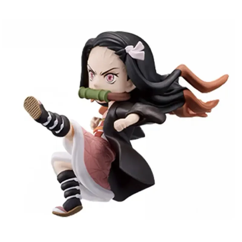 Bandai Demon Slayer WCF Series 2 kamado nezuko yushiro tamayo Yahaba susamaru โมเดลตุ๊กตาขยับแขนขาได้ใหม่เอี่ยมอยู่ในชั้นวางของแท้