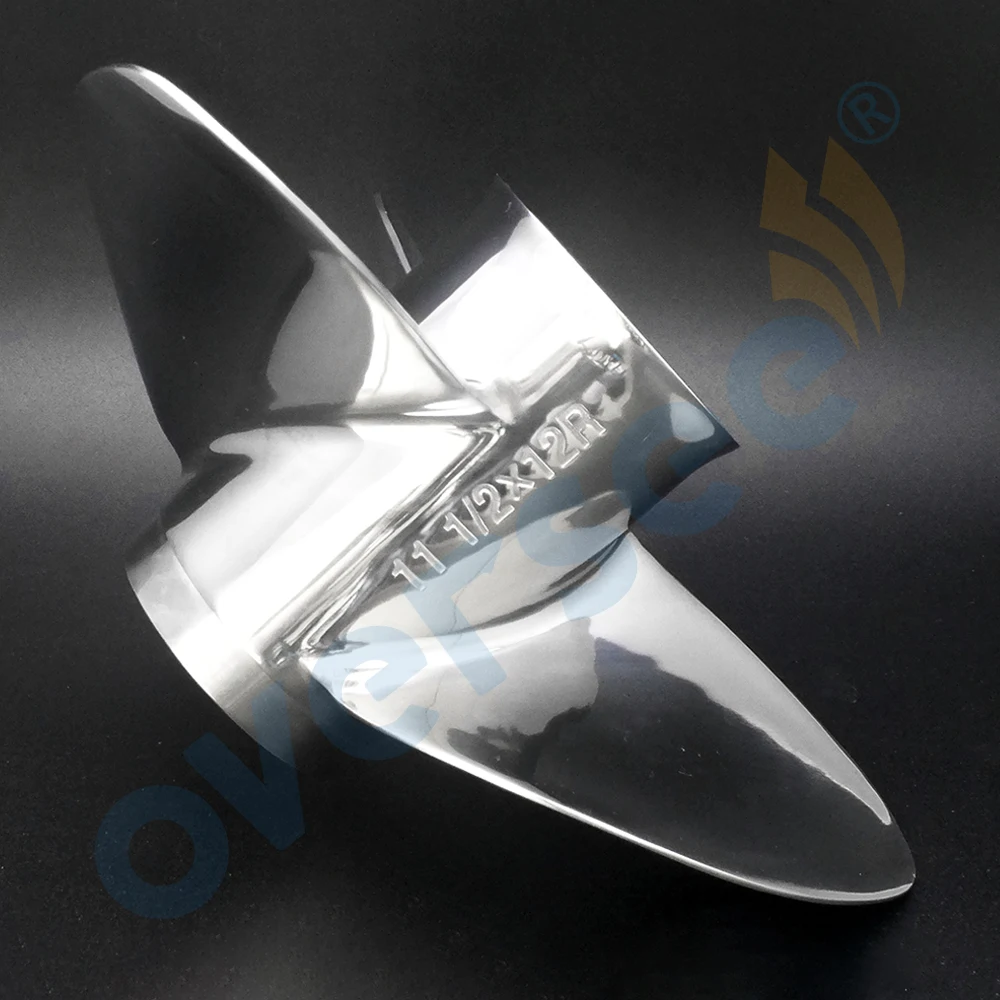 663-45974 Roestvrij Propeller Voor Yamaha Buitenboordmotor 663-45974-60-98 Maat 11-1/2x12