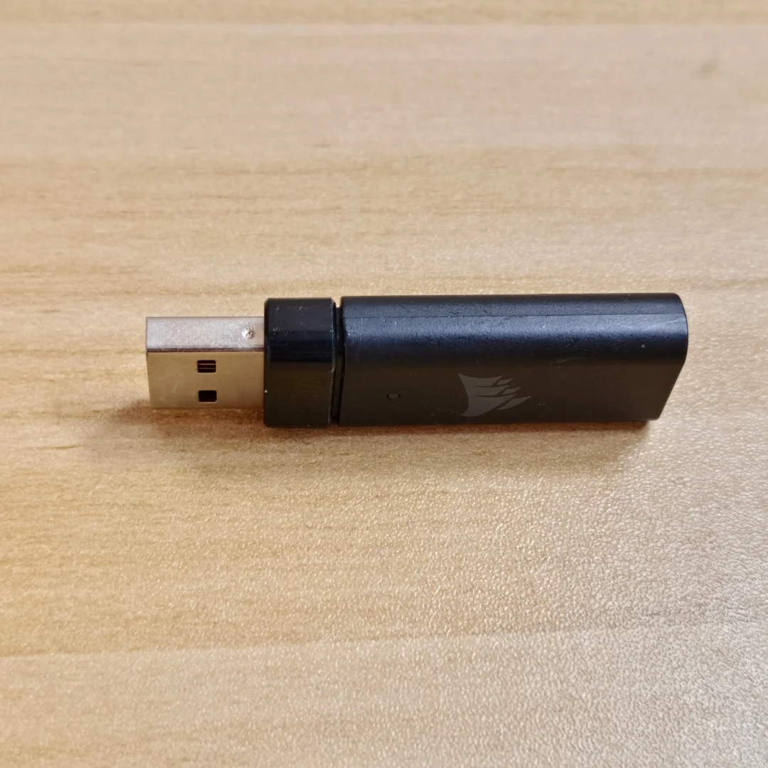 Adaptador receptor inalámbrico para auriculares de juegos, receptor USB para Corsair HS70 / HS70 PRO