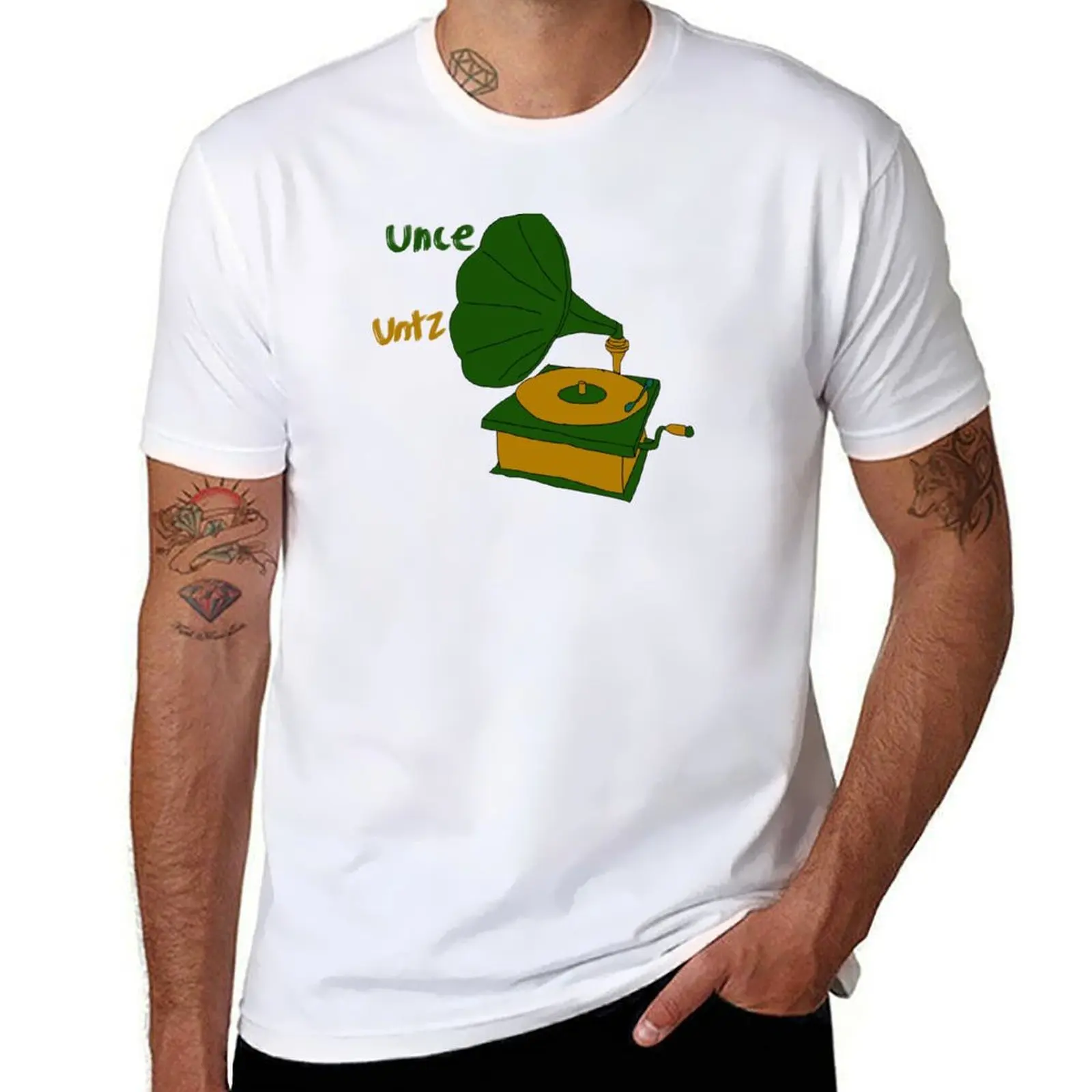 

Мужские рубашки, футболки с рисунком, хлопковая повседневная рубашка для футболки, мужская футболка Unce t Untz 2024, 100% t