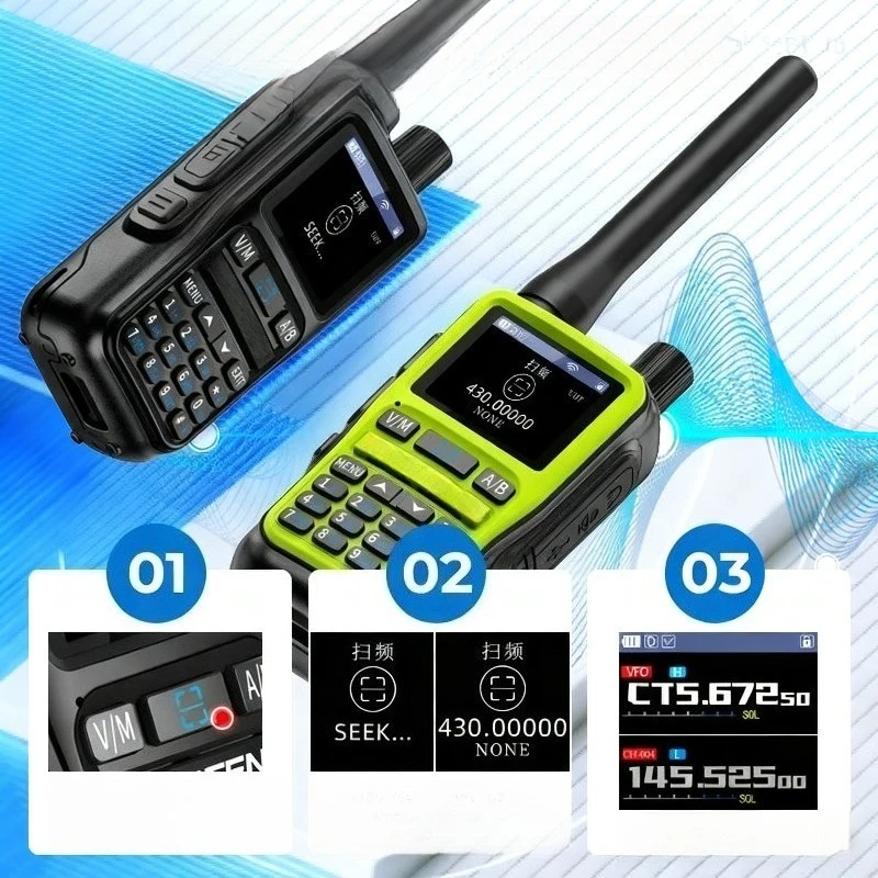 ل BaoFeng UV-5R Mini لاستخدام السيارة جهاز اتصال لاسلكي مدمج مفتاح واحد تردد بلوتوث قراءة الكتابة نوع C شحن راديو ملحق #1
