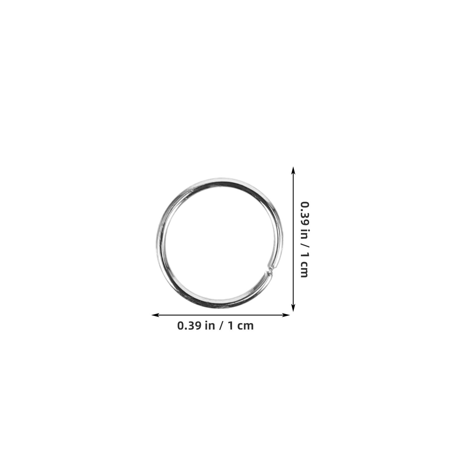 

1200pcs Metal Opening Rings Iron Jump Rings for Jewelry Making DIY Craft White Bracelet Necklace Findings
