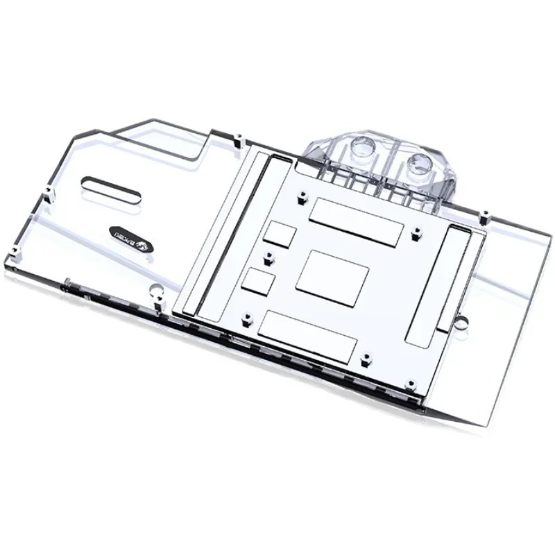 Bykski A-PC6900XT-X, blok wodny GPU dla PowerColor Radeon RX6900XT /RX6800XT czerwony diabeł Radiator karty graficznej, chłodnica VGA