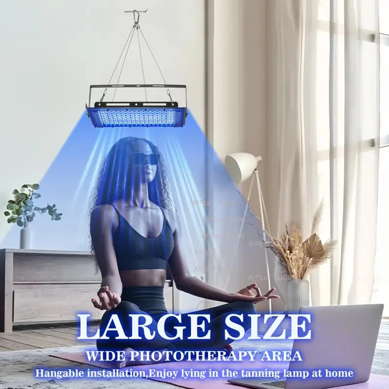 LED Tanning Lamp 144 216 Blue Light Bronzing Sunbed Skin Sunbathing
