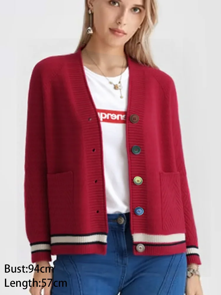 

Autumn Winter Long Sleeve Knit Cardigan Sweater Women Casual Loose Single Breasted Sweater Coat Elegant Woman Outwear