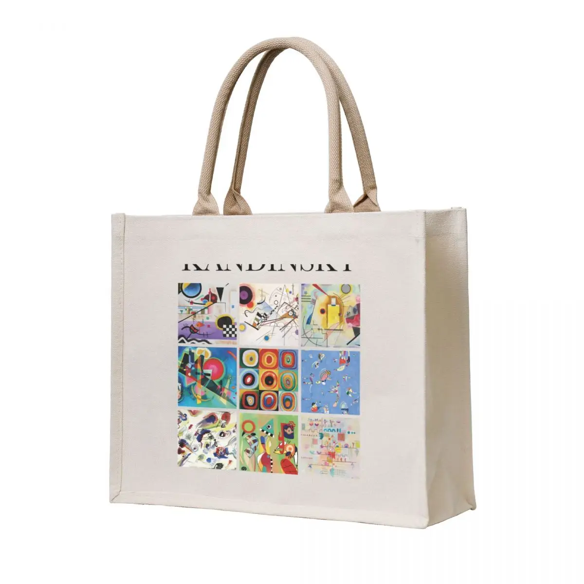 

Kandinsky - Collage Tote Bag shopper bag women tote bag men custom tote