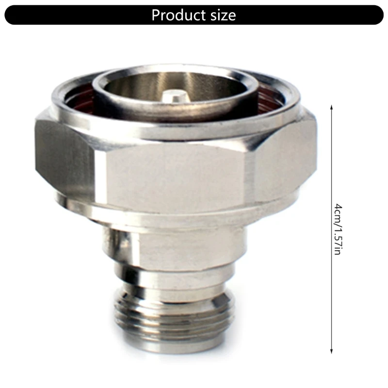 Adaptador coaxial micro-ondas l29 rf l29 7/16 din macho para conectores fêmea para comunicação sem fio dropship