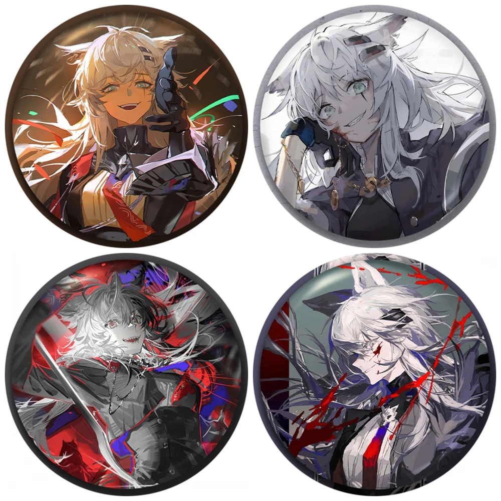 

58 мм игра Arknights Lappland косплей костюм значок булавка SPTE жесть брошь реквизит рождественский подарок